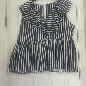 Halogen ruffle top
